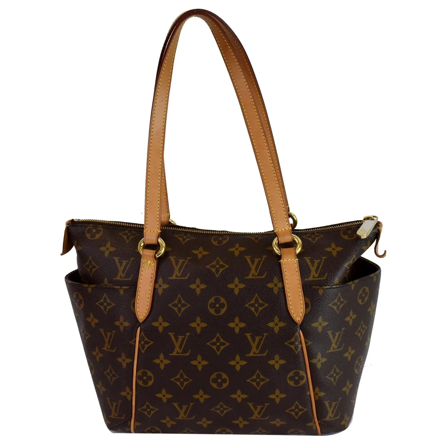 LOUIS VUITTON Totally PM Monogram Canvas Shoulder Bag Brown
