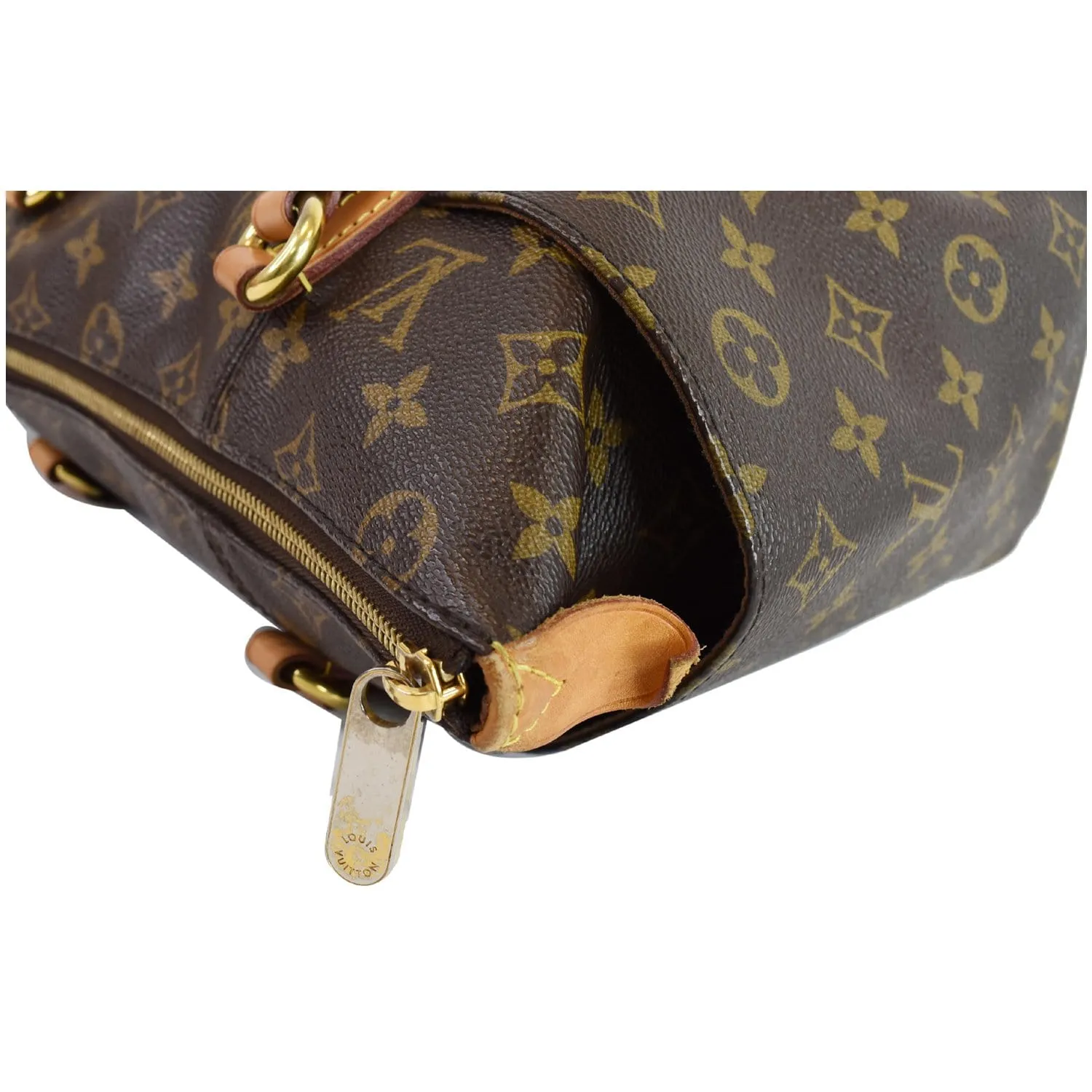 LOUIS VUITTON Totally PM Monogram Canvas Shoulder Bag Brown
