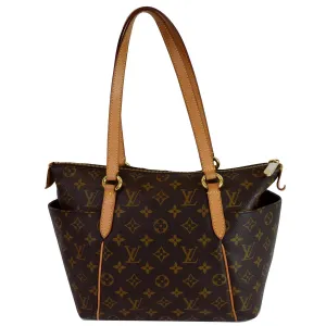 LOUIS VUITTON Totally PM Monogram Canvas Shoulder Bag Brown