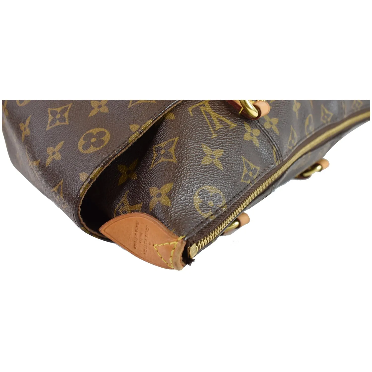 LOUIS VUITTON Totally PM Monogram Canvas Shoulder Bag Brown