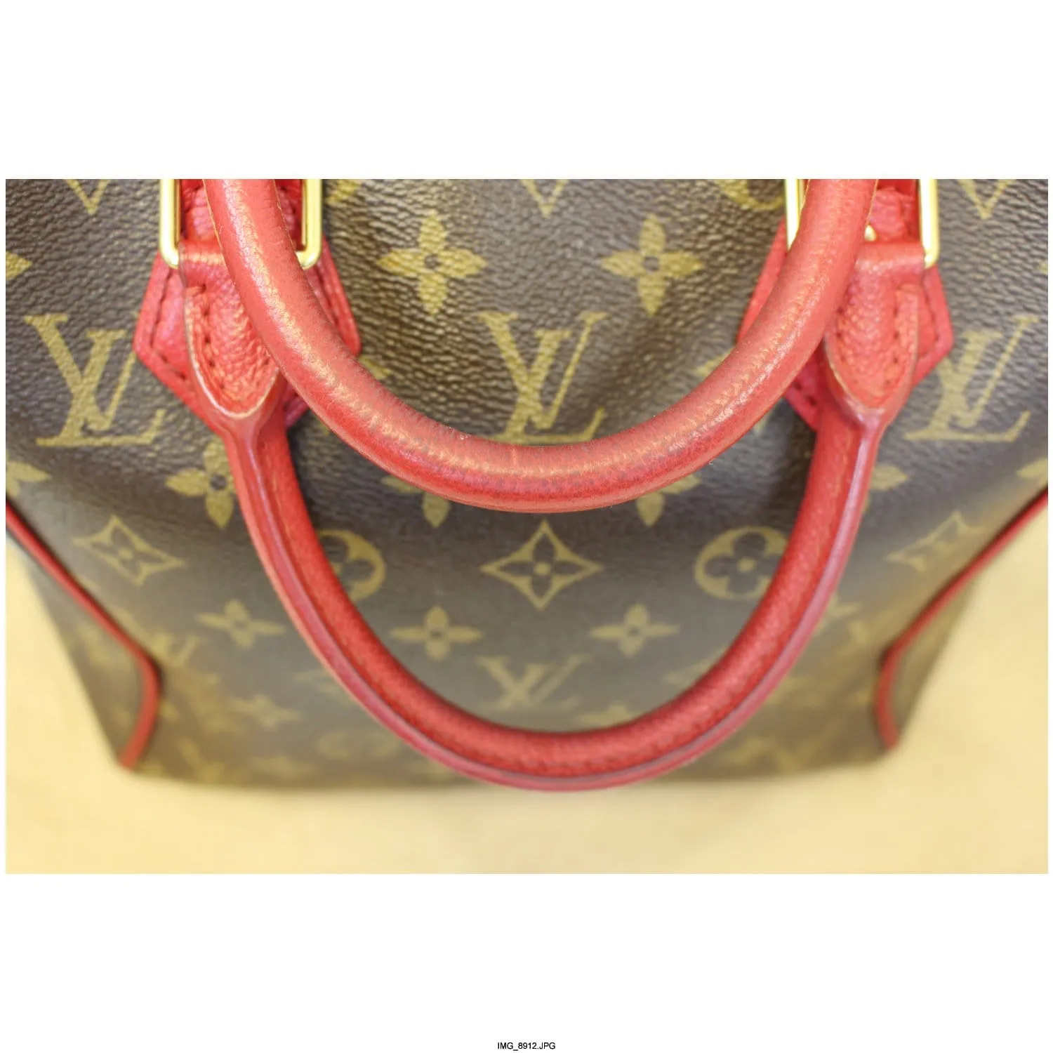 LOUIS VUITTON Tournelle PM Monogram Canvas Shoulder Handbag Cerise - 25% OFF