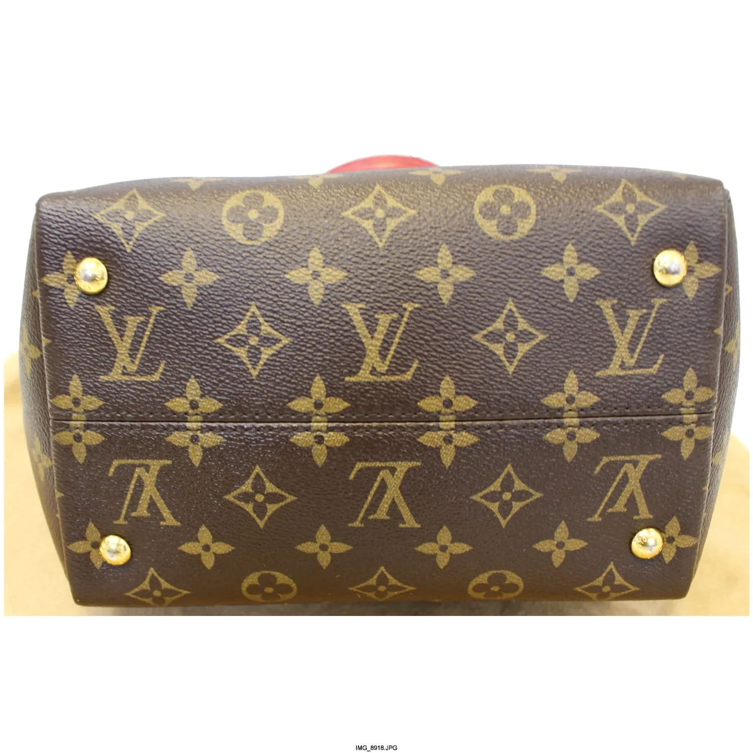 LOUIS VUITTON Tournelle PM Monogram Canvas Shoulder Handbag Cerise - 25% OFF