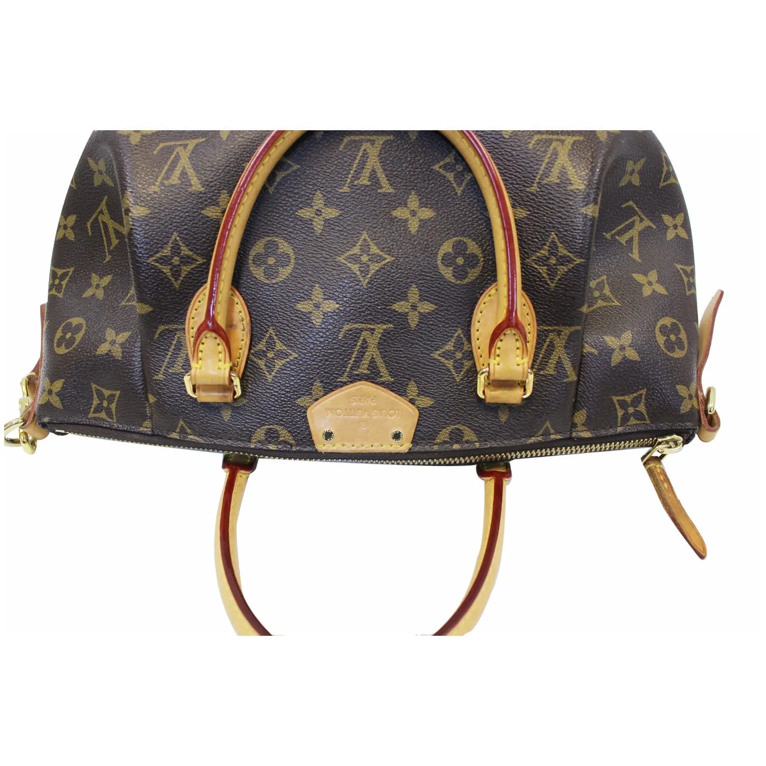 LOUIS VUITTON Turenne PM Monogram Canvas Shoulder Bag Brown