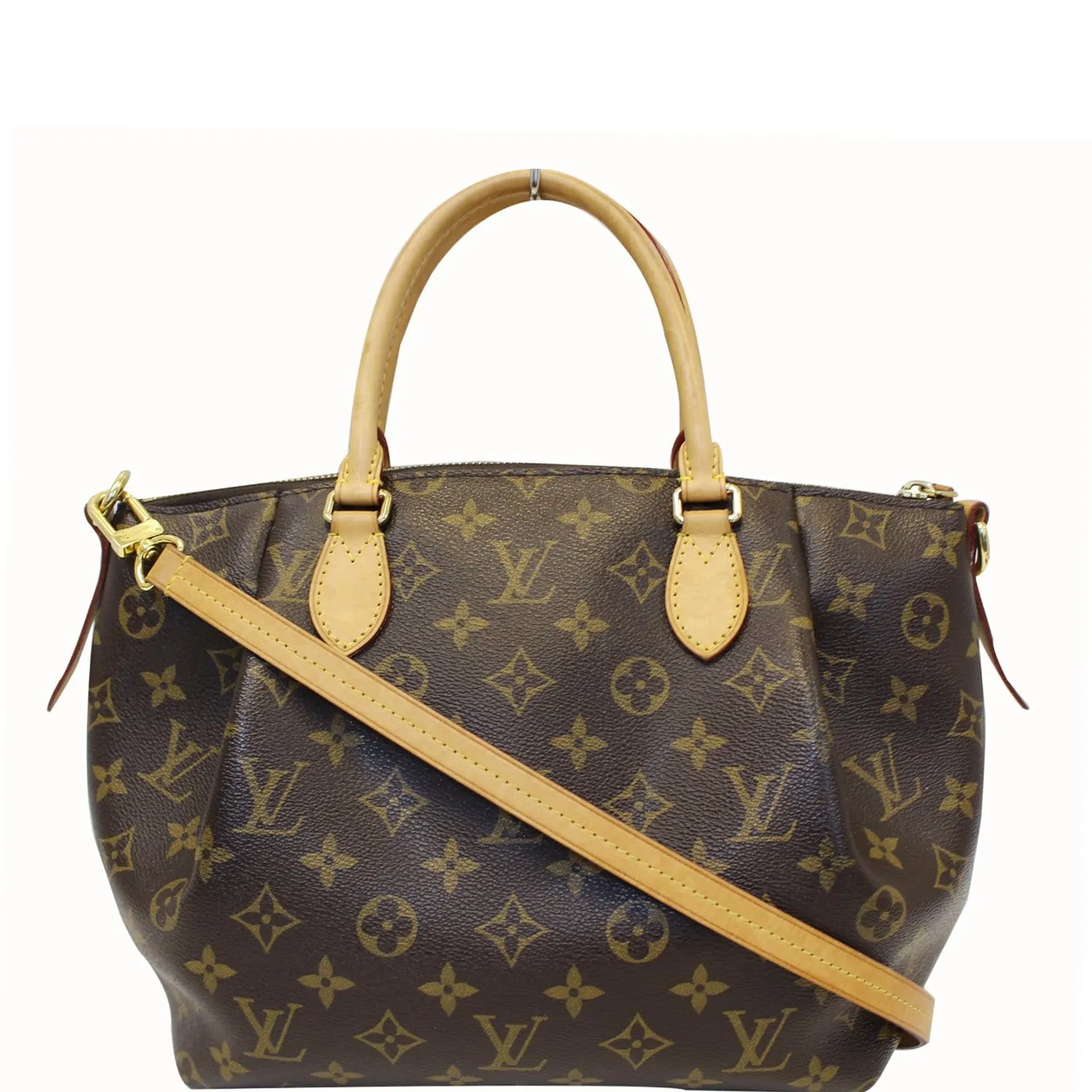 LOUIS VUITTON Turenne PM Monogram Canvas Shoulder Bag Brown