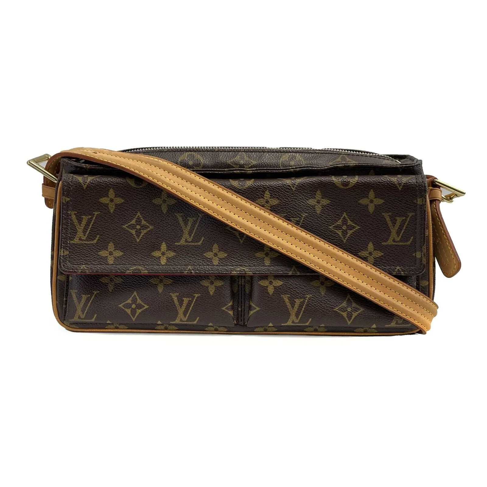 Louis Vuitton - Viva Cite MM - Brown / Tan Monogram Shoulder Bag