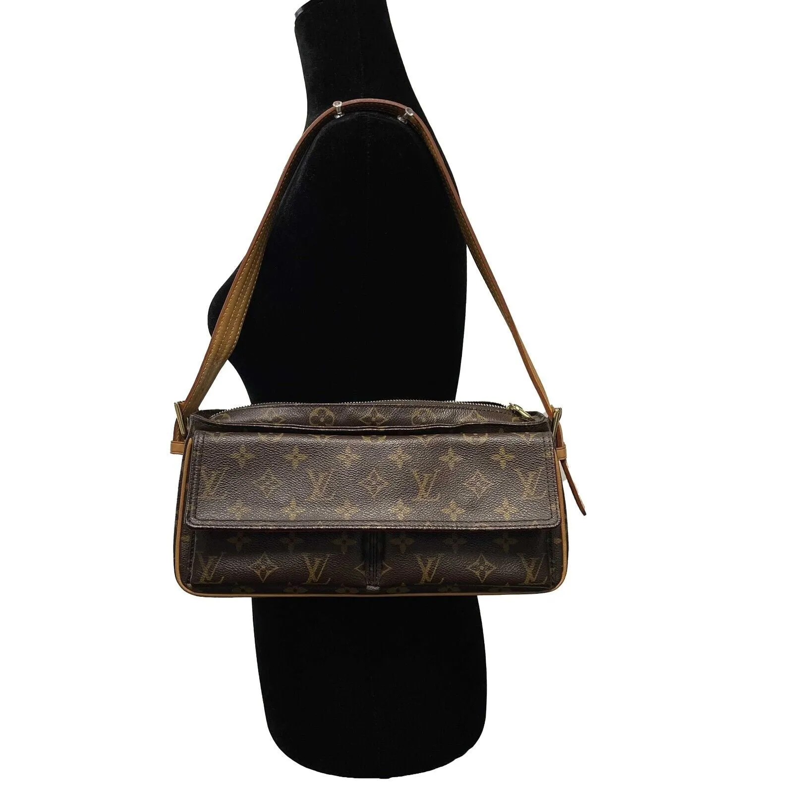 Louis Vuitton - Viva Cite MM - Brown / Tan Monogram Shoulder Bag