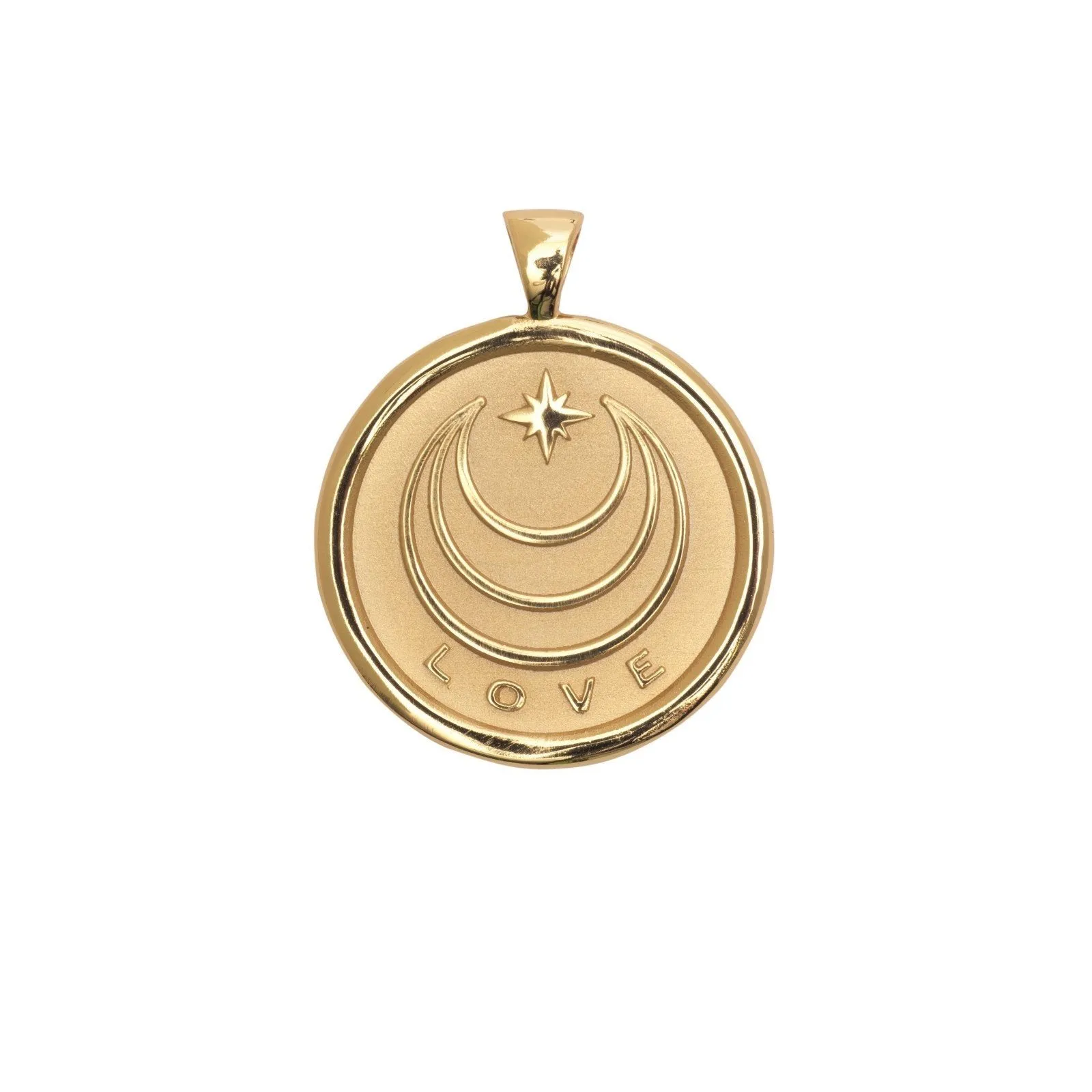 Love JW Original Pendant Coin Necklace