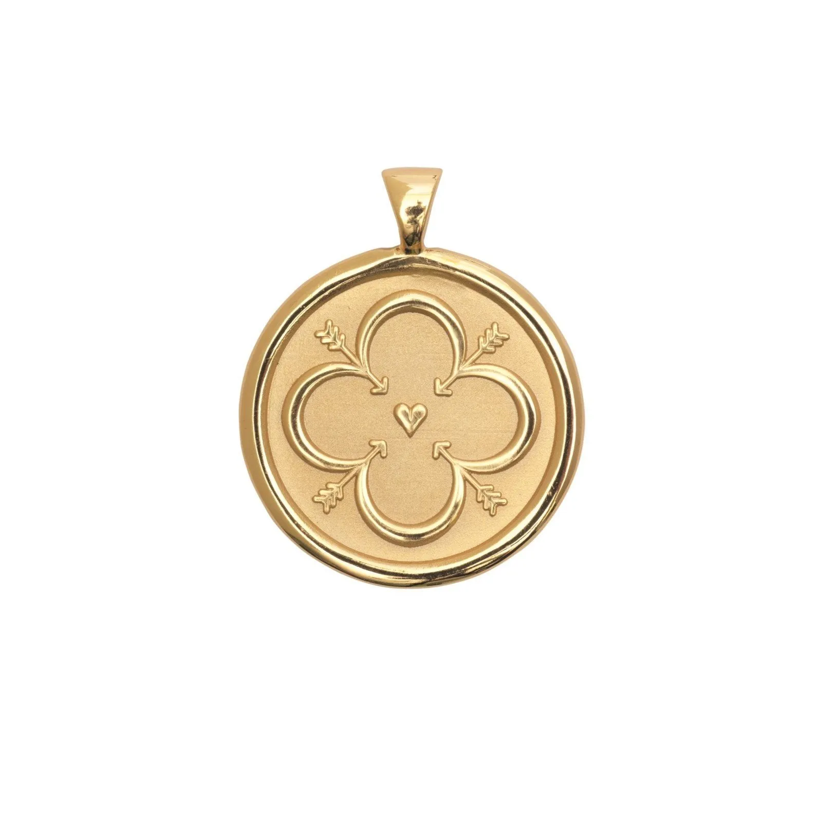 Love JW Original Pendant Coin Necklace