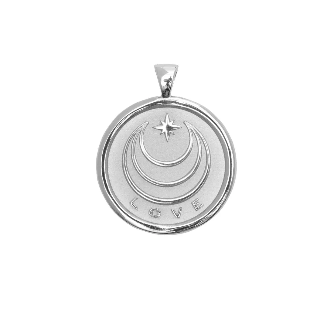 Love JW Original Pendant Coin Necklace