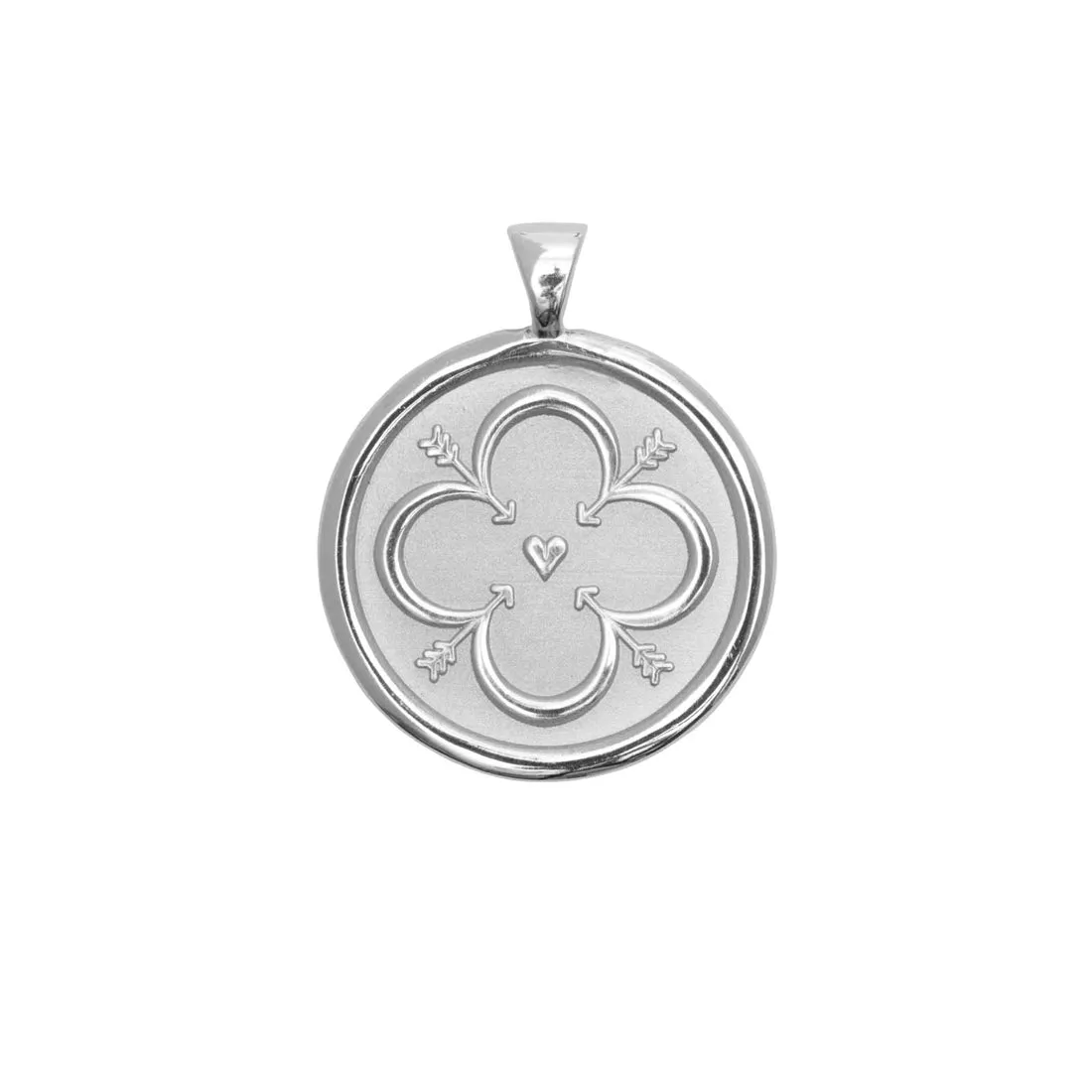 Love JW Original Pendant Coin Necklace