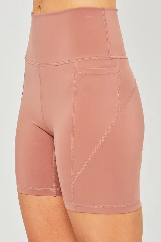 Love Tree Activewear Leggings Shorts Seam Detail