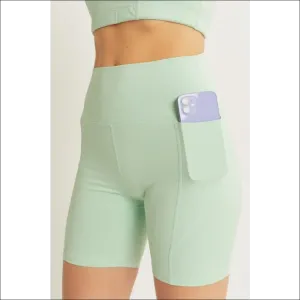 Love Tree High Waist Active Shorts - Trendy & Chic