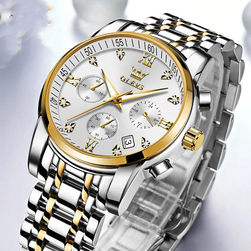 Luxury Brand Men Watches Chronograph