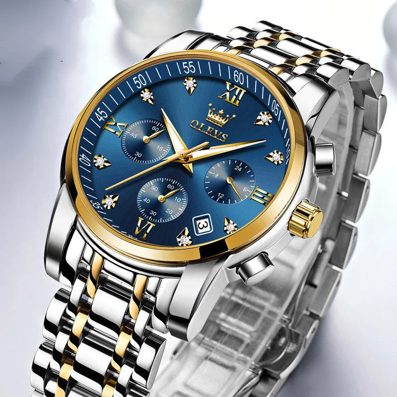 Luxury Brand Men Watches Chronograph