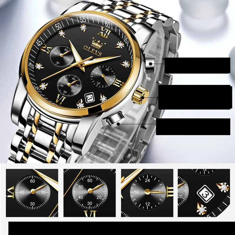 Luxury Brand Men Watches Chronograph