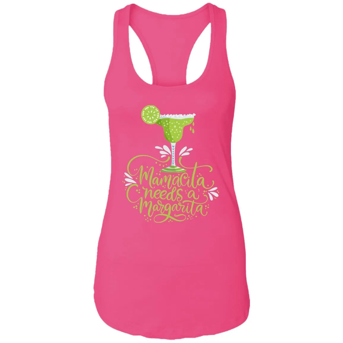 Mamacita Needs A Margarita Ladies Tank Top
