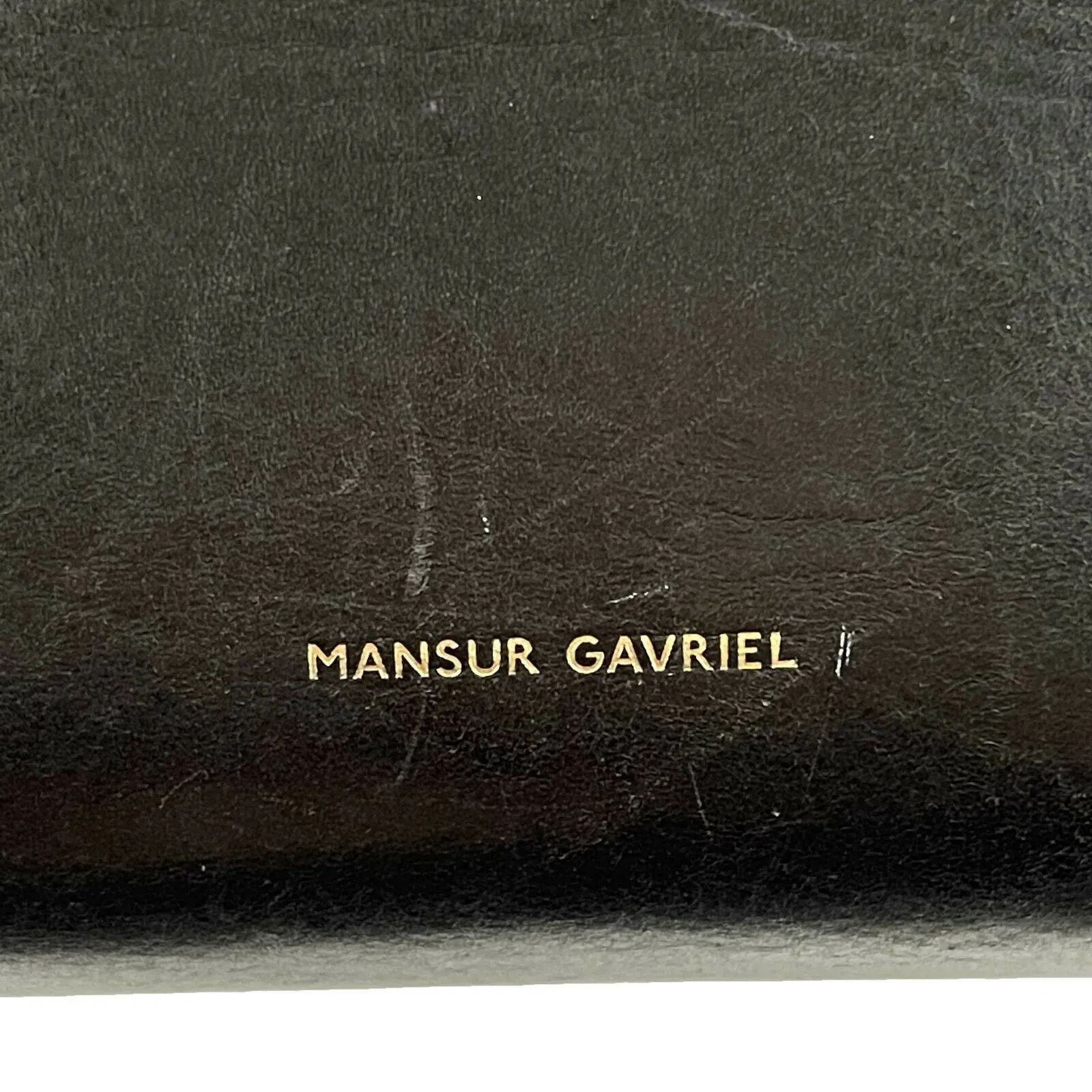Mansur Gavriel - Black Leather Bucket Bag w/ Pouch - Crossbody Strap