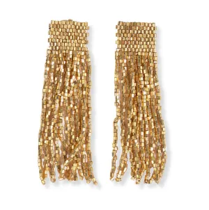 Marilyn Solid Beaded Fringe Earring
