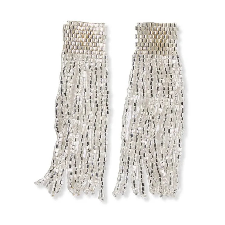 Marilyn Solid Beaded Fringe Earring