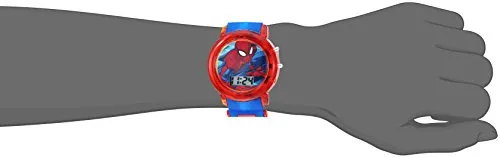 Marvel Boys Quartz Watch (Blue/Plastic Strap)