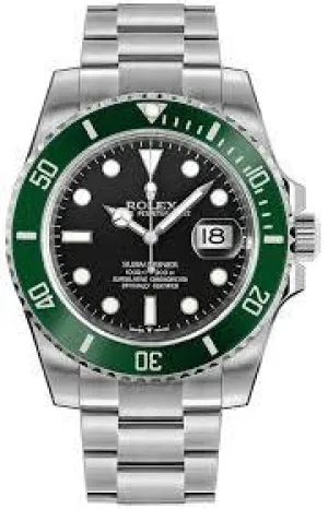 Men's 41mm-2018 Stainless-Steel- Submariner Oyster Hulk  Rolex-Watch