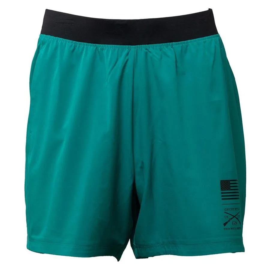 Men's Training Shorts - Aqua