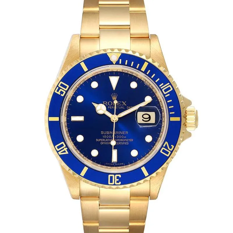 Men's/2018 41mm 18K-Gold Oyster-Band Submariner-Watch