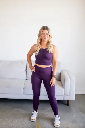 Merlot Venice Cloud Sculpt Leggings