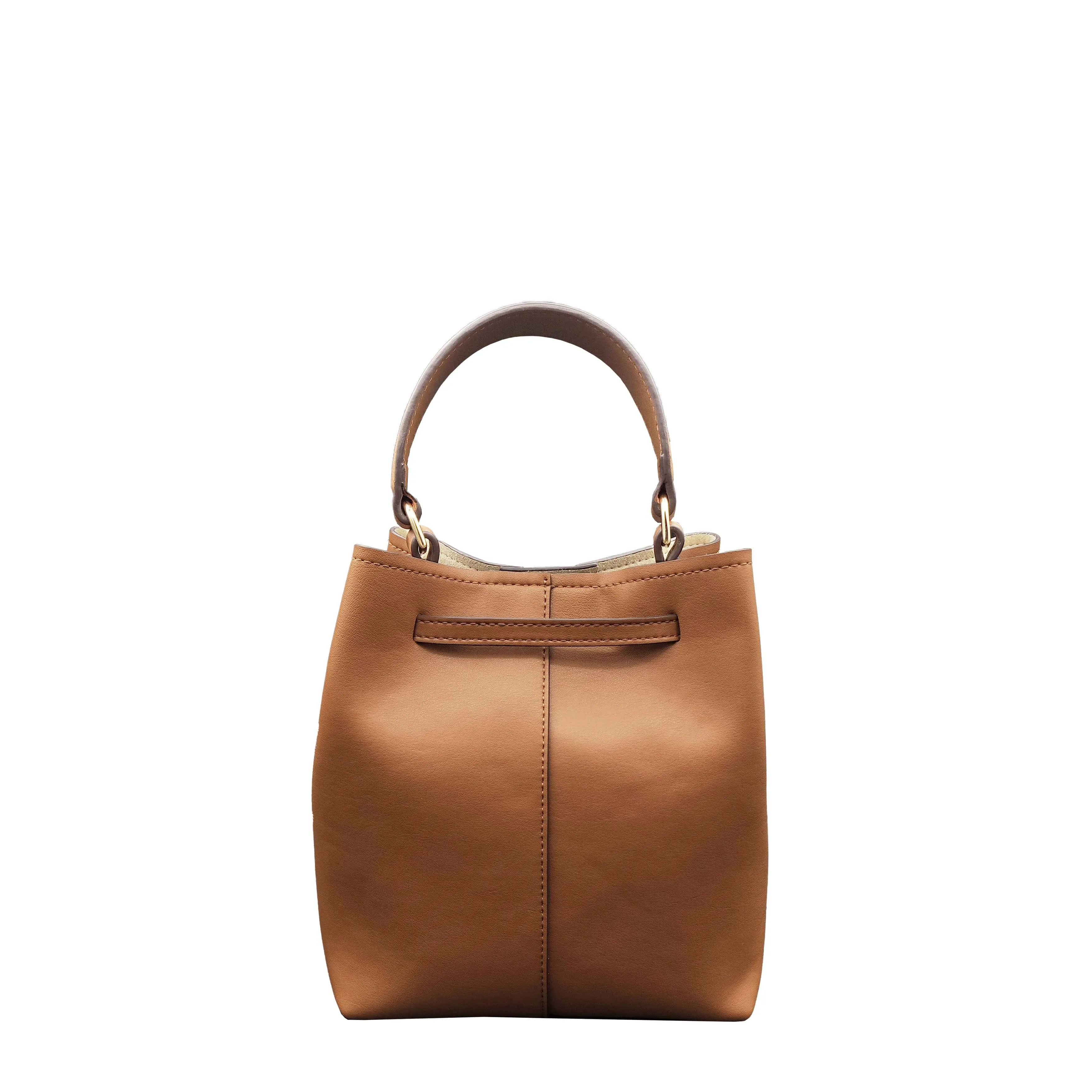 Mia Desserto® Cactus Leather Vegan Bucket Bag | Tan