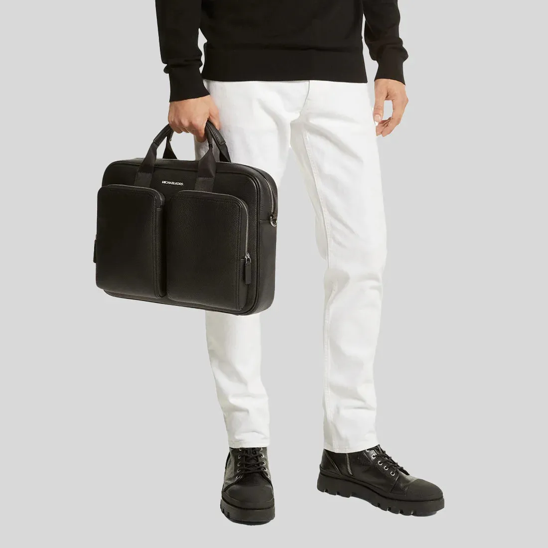 MICHAEL KORS Cooper Utility Briefcase Black RS-37F3COLA6O