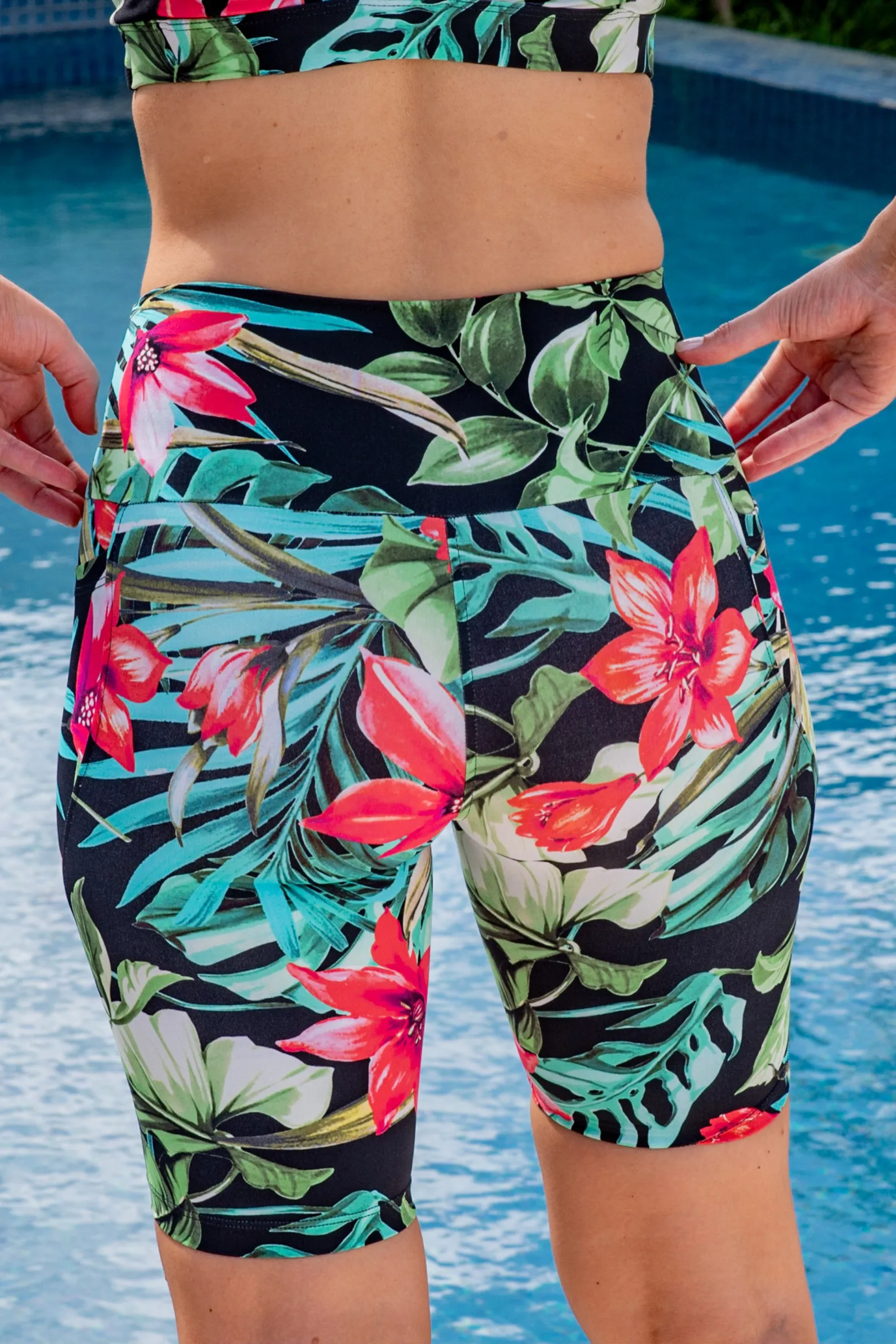 Mid Waist Long Shorts - Freedom