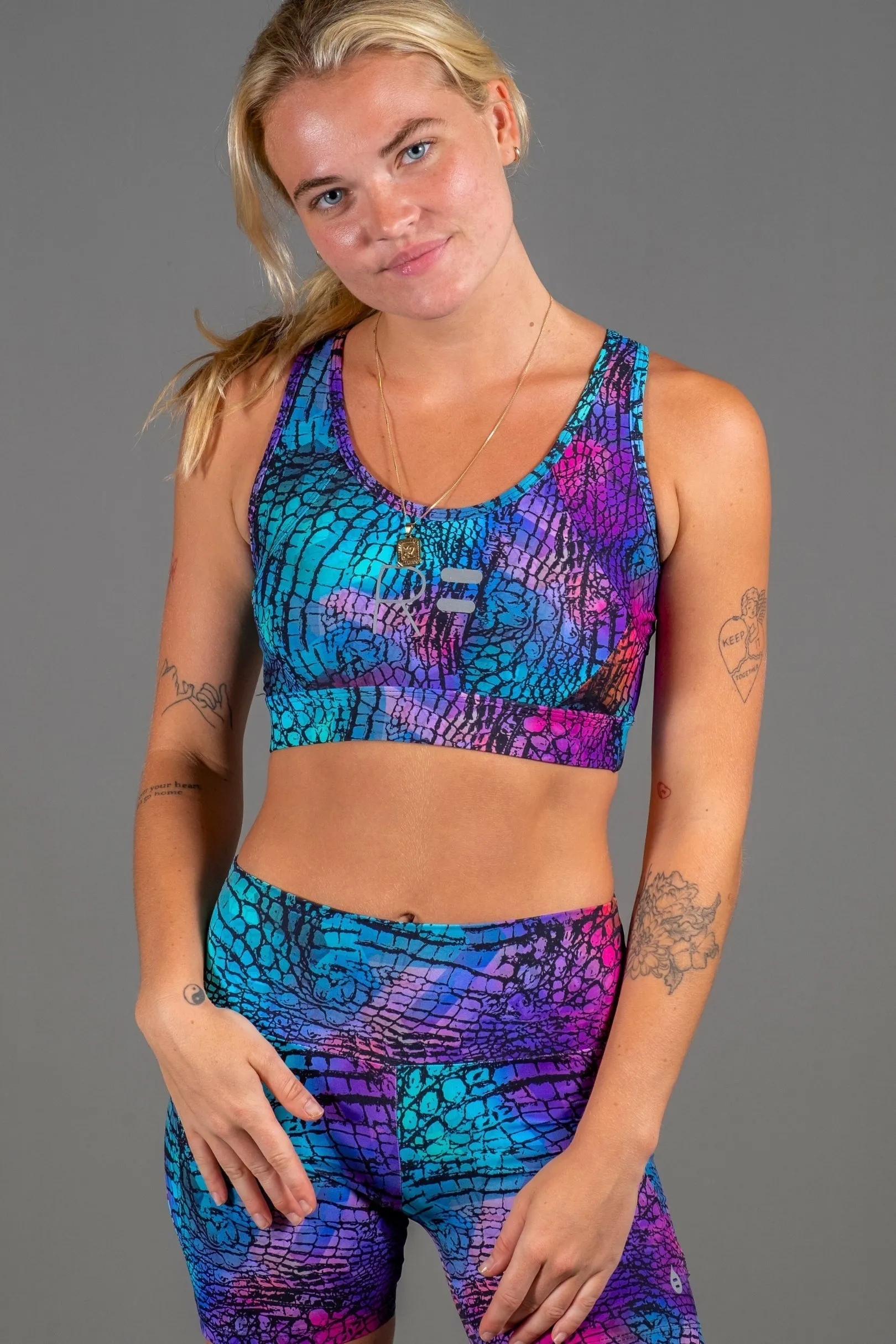 Mid Waist Long Shorts - Viper