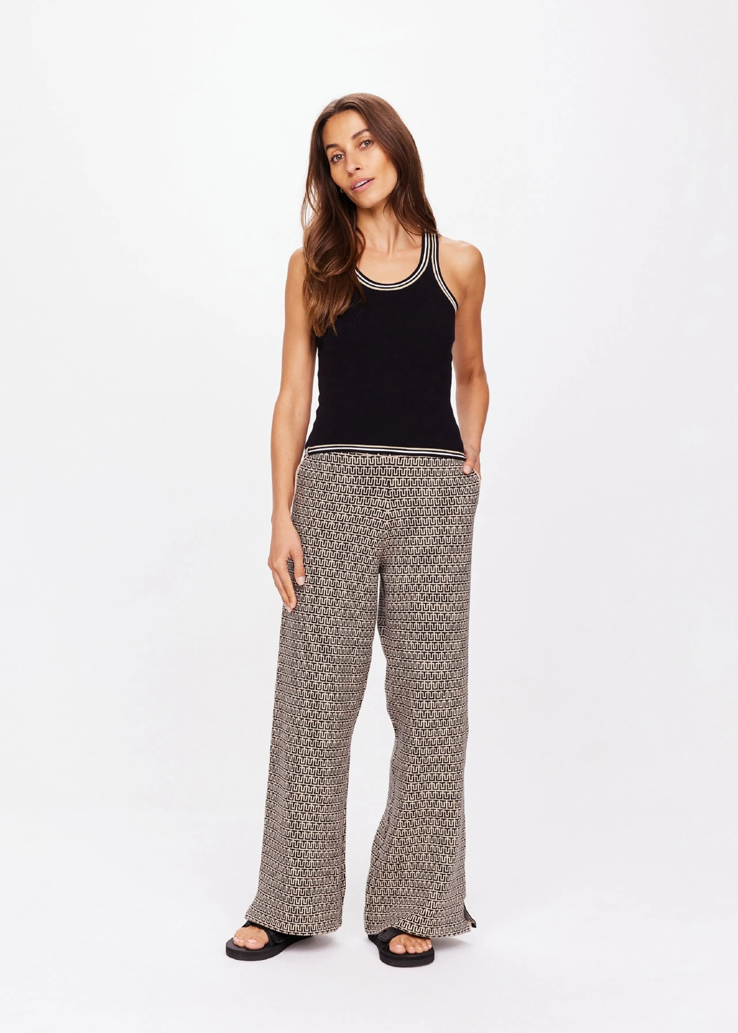 Mimi Knit Tank | Black