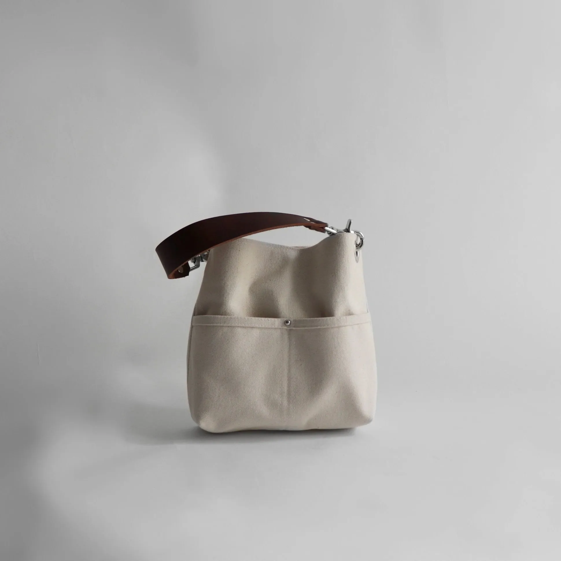 Mini Bag in Natural Canvas