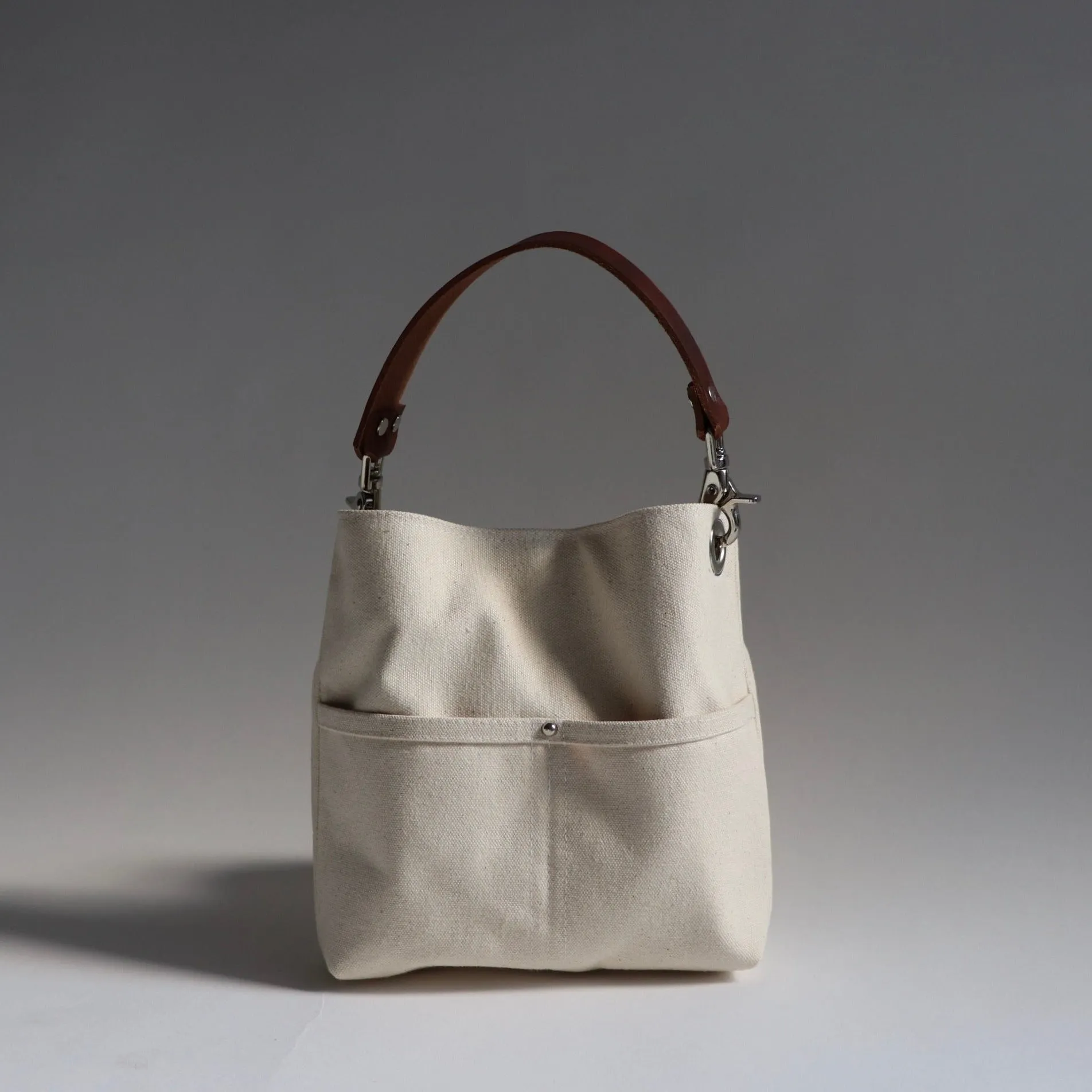 Mini Bag in Natural Canvas