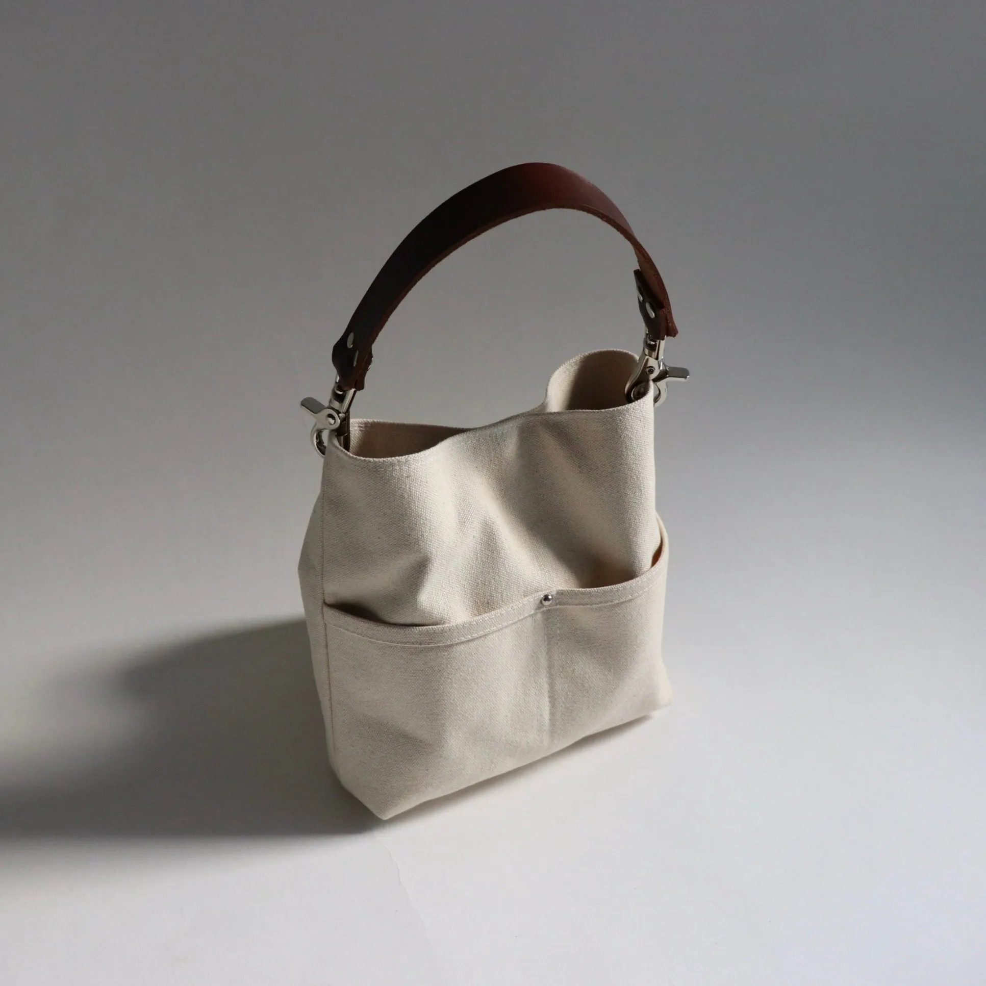Mini Bag in Natural Canvas