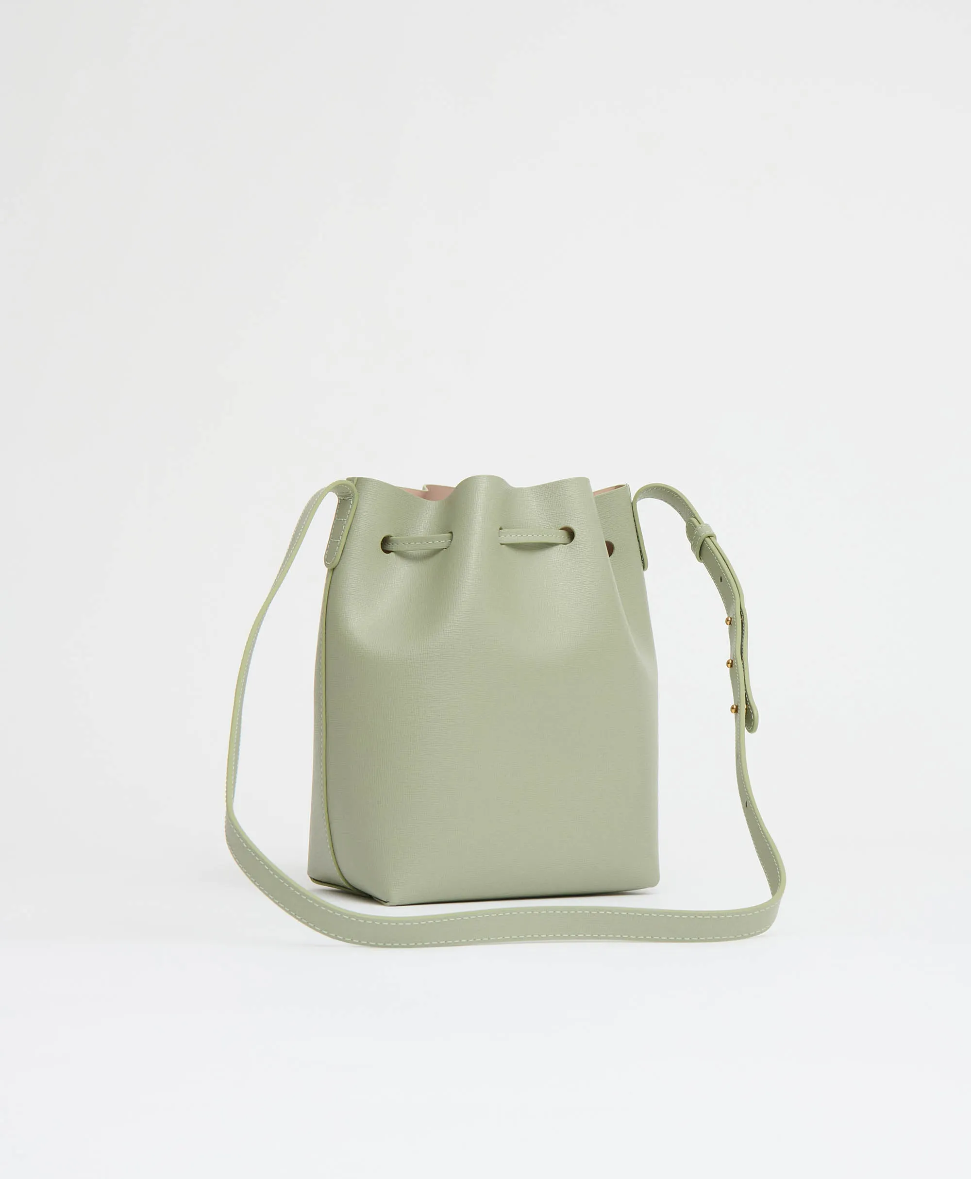 Mini Bucket Bag - Sage
