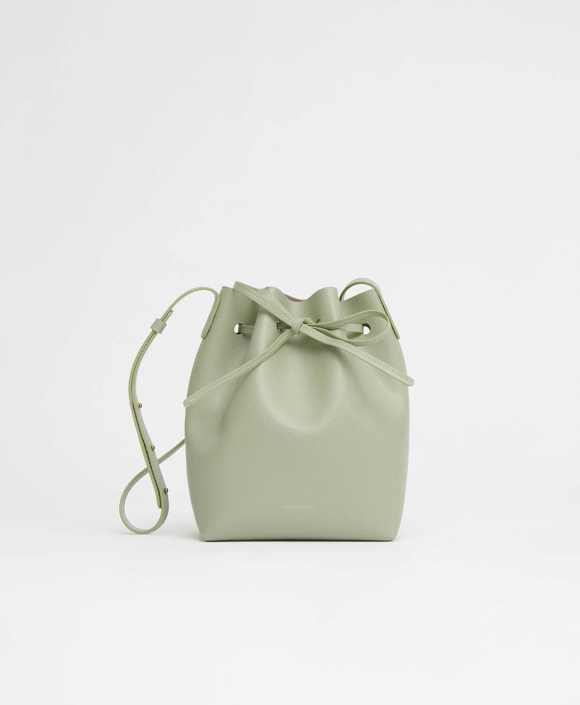 Mini Bucket Bag - Sage