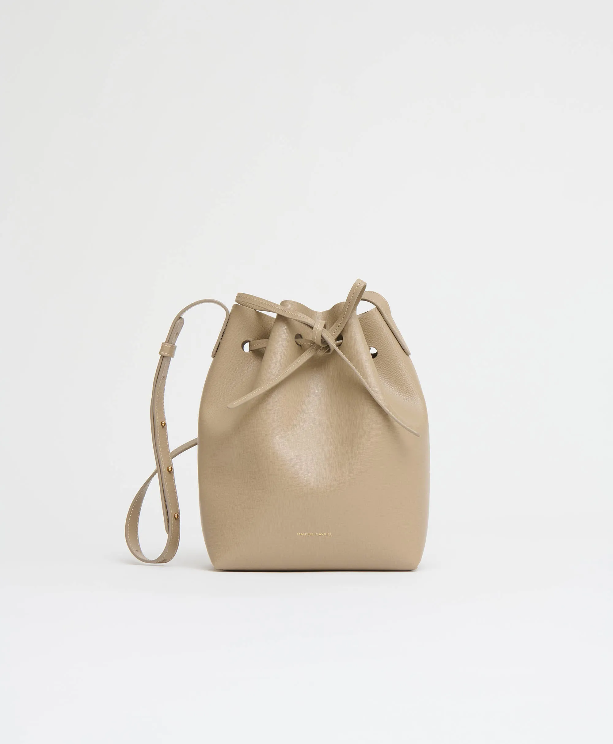 Mini Bucket Bag - Warm Grey