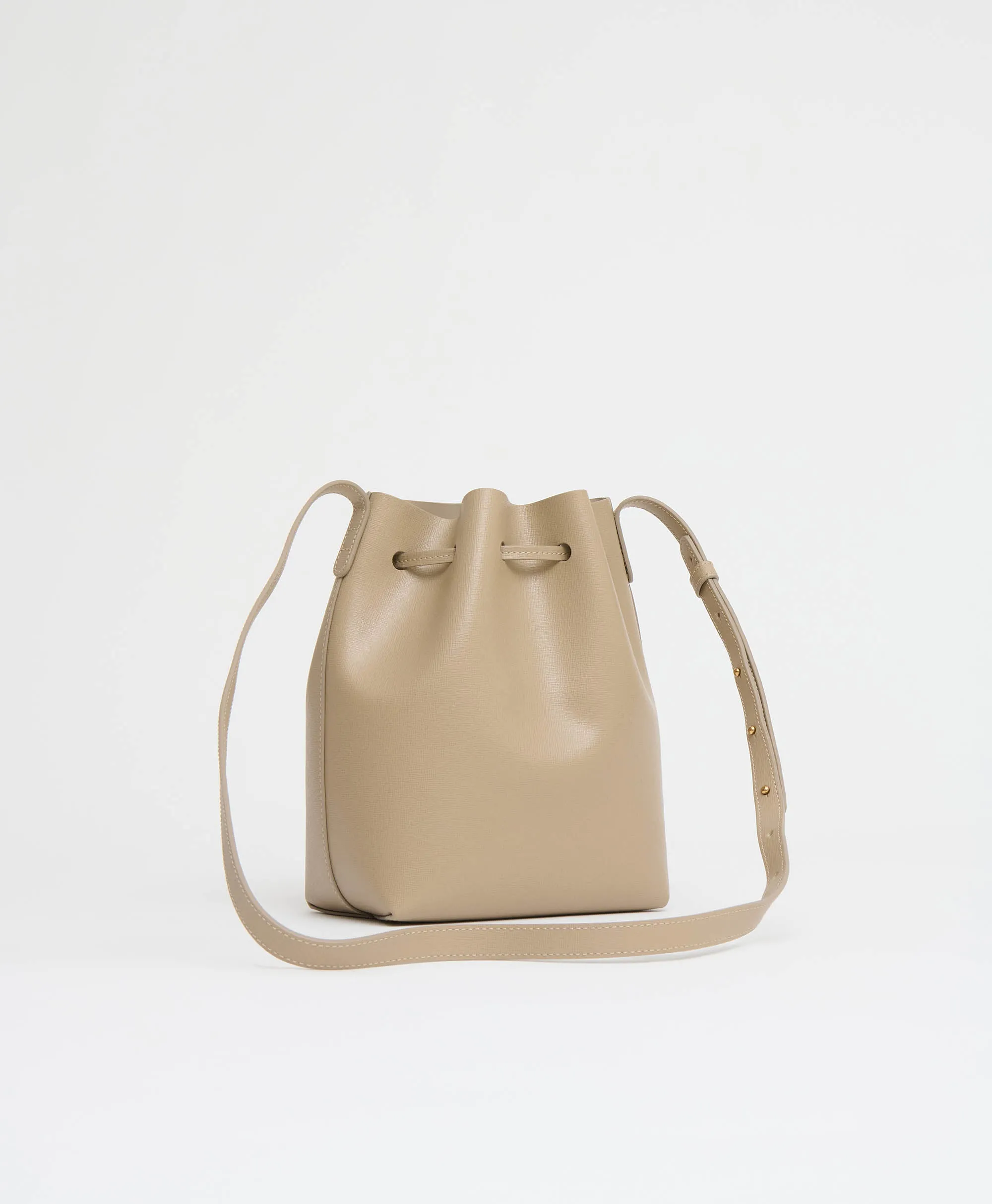 Mini Bucket Bag - Warm Grey