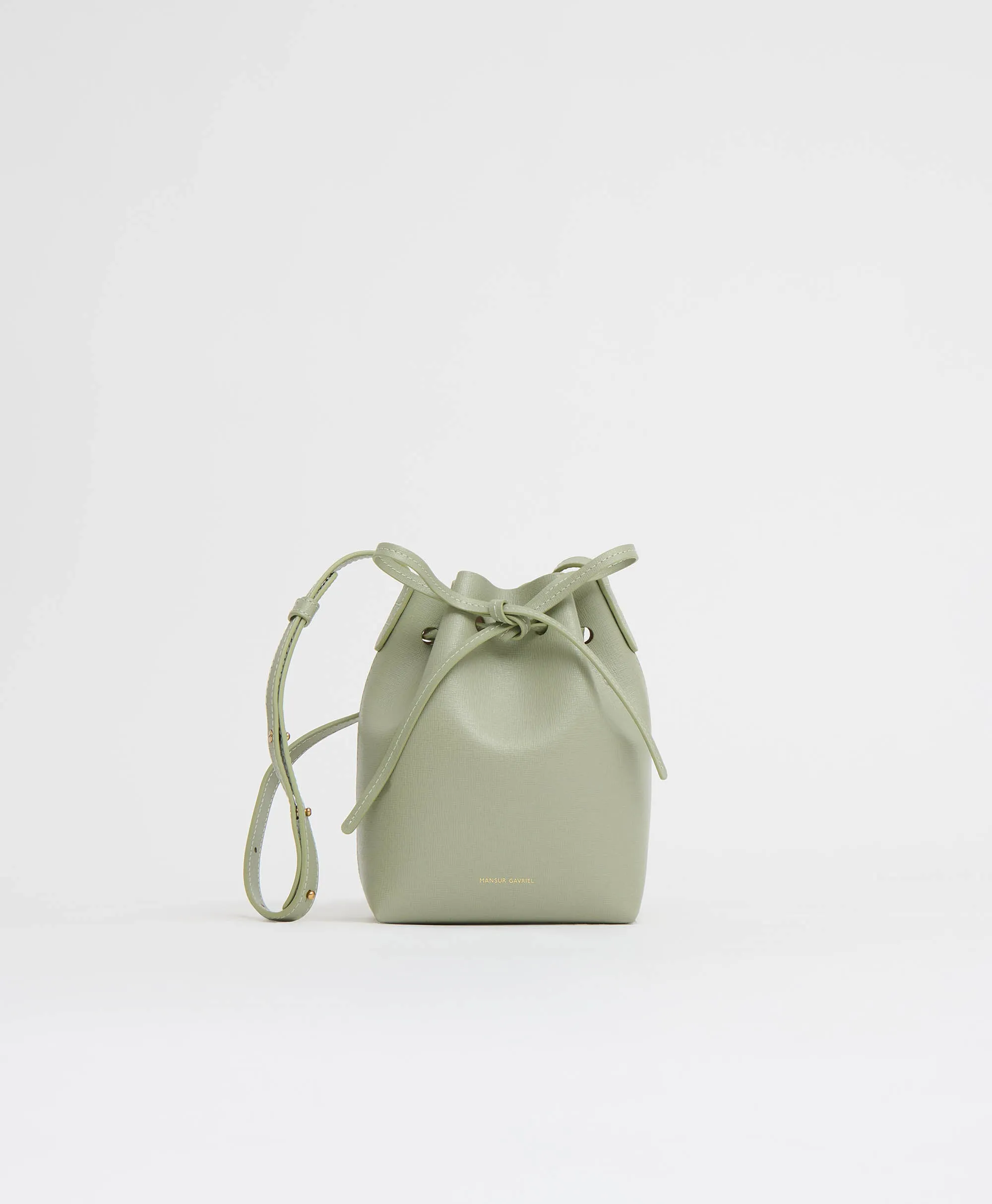 Mini Mini Bucket Bag - Sage