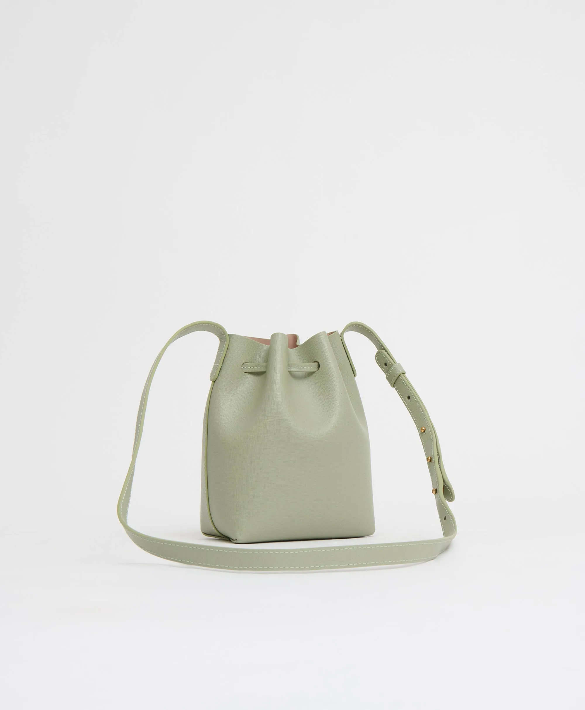 Mini Mini Bucket Bag - Sage