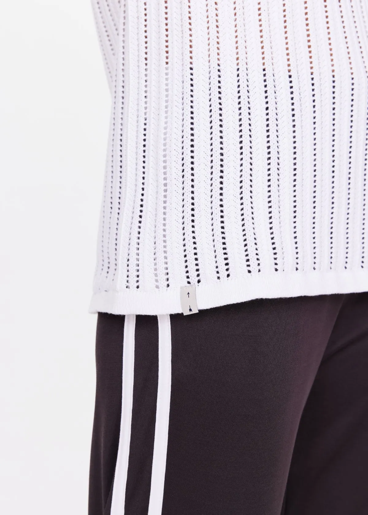 Muse Wales Knit Tank Top | White
