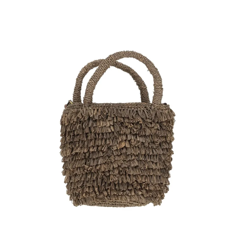 Naka Raffia Shoulder Bag
