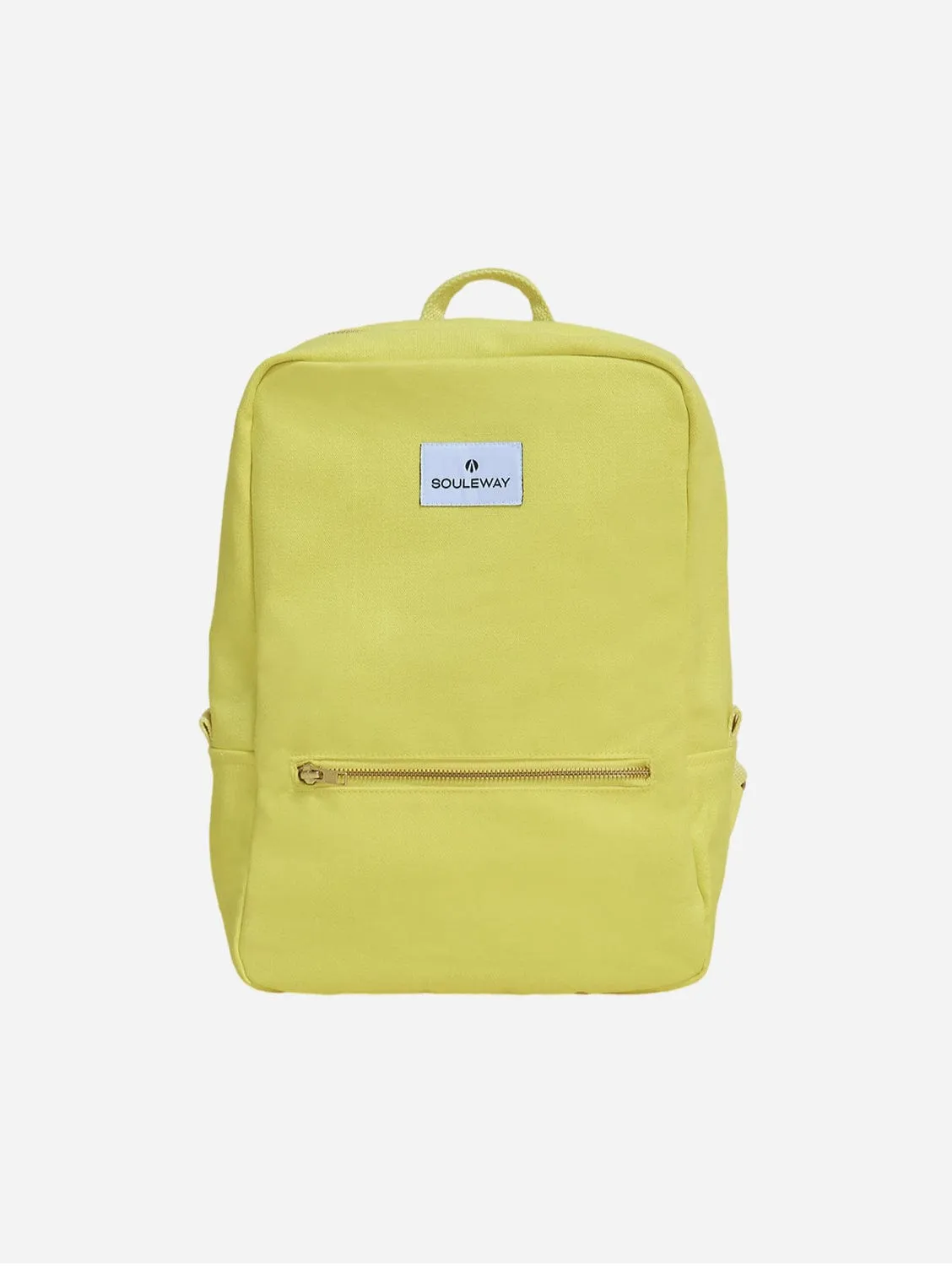 Natural Cotton Canvas Daypack | Bright Lemon