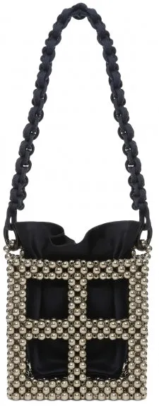 Navy Blue Tekla Bucket Bag