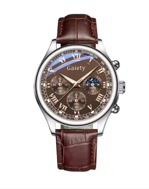 NEW GAIETY Men's Quartz Watch Luxury Brand Waterproof Wristwatches Male Clock Round Dial Business Student Watches
