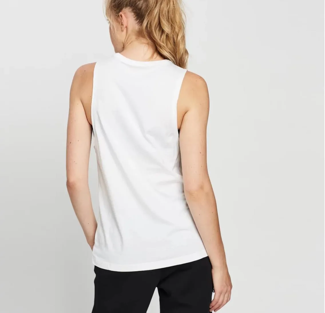 Nike Womens White Activewear Tank Top Size XS (New)