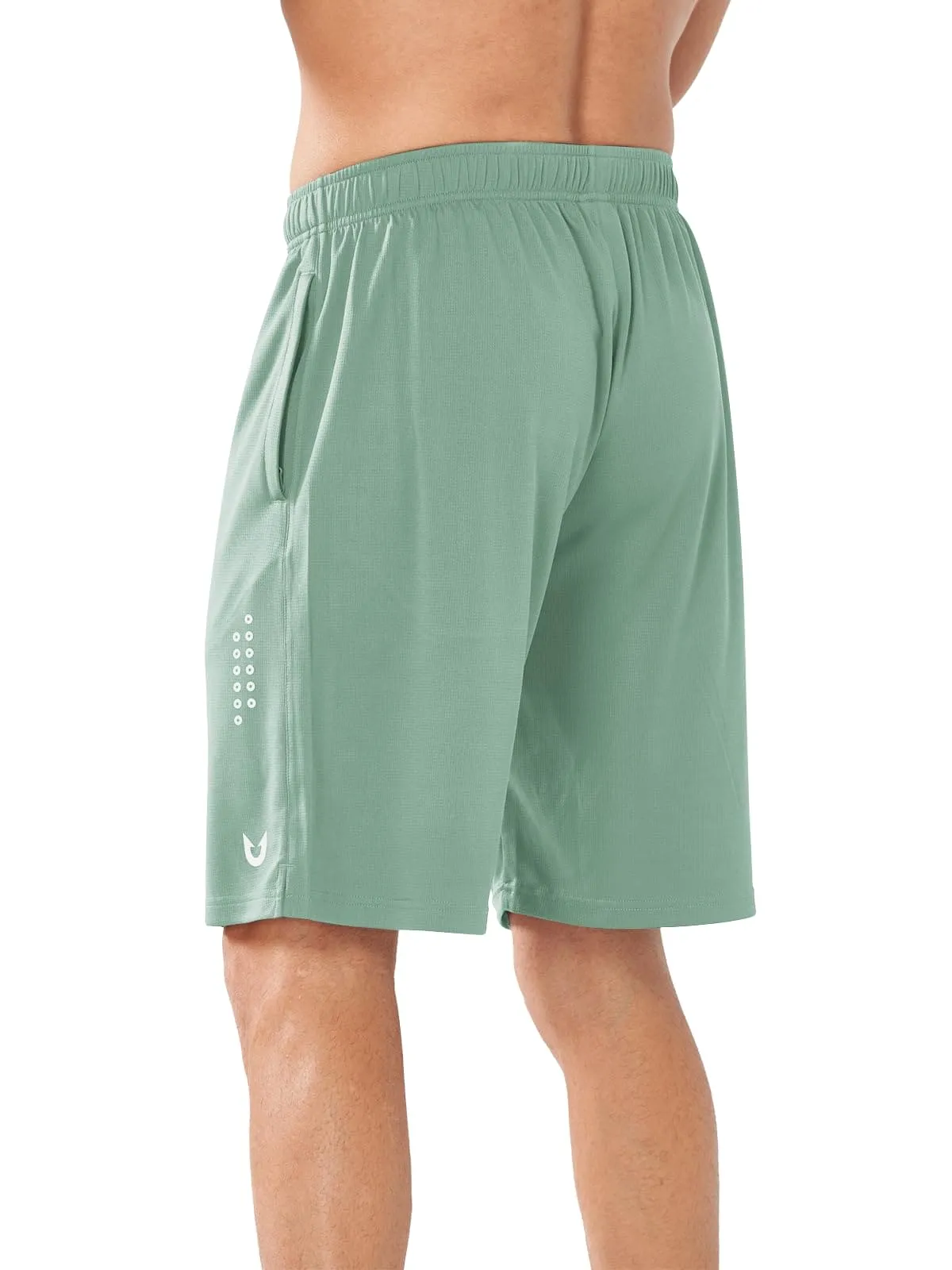 NORTHYARD Men's 10" Athletic Basketball Shorts Workout Gym Quick Dry Shorts Lightweight Mesh Training Shorts for Men Exercise