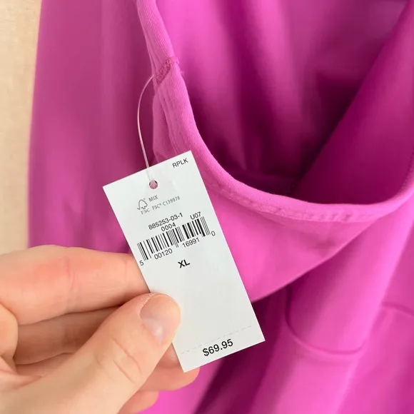 NWT GapFit Power Exercise Dress with spandex size XL In Pink